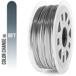 Gizmo Dorks 1.75mm ABS Filament, 1 kg for 3D Printers, Color Change Blue to White