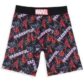 Marvel Comics Men's Deadpool Allover Print Tag-Free Boxers Underwear Boxer Briefs in Saudi Arabia