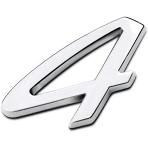 شعار Trunk Door S لبورشه كايين باناميرا 2009-2022، صندوق خلفي مع شارة الباب الخلفي لبورشه 911 970 971 9YA (فضي)