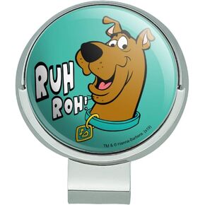 GRAPHICS & MORE Scooby-Doo Ruh Roh Golf Hat Clip with Magnetic Ball Marker