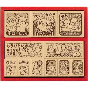 Showa Note Pokemon Stamp Wooden Reward Stamp SDH-125