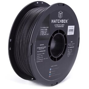 PLA 3D Printer Filament, Dimension Accuracy +/- 0.03 mm, 1kg Spool, 1.75 mm, Carbon