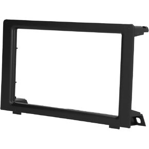 Facia Trim, 2 DIN Facia Trim Navigation Fascia Central Control Stereo Radio DVD Panel for Saab 9 3 2007 2010