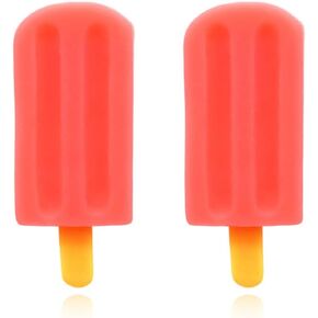 Popsicle Earrings for Women, Cute Food Ice Cream Earrings for Girls, Colorful Ice Lolly Post Earrings Hypoallergenic, Rainbow Ice Cream Earrings Studs, Ice Cream Jewelry Gifts Funny Earrings