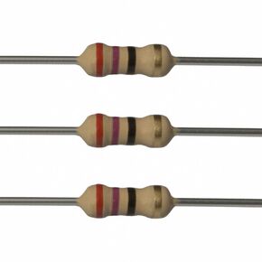 10EP51427R0 27 Ohm Resistors, 1/4 W, 5% (Pack of 10)