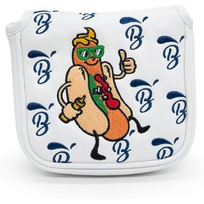 Golf Putter Covers Hotdog Golf Mallet Putter Headcover Blade Putter Covers Leather Golf Headcover with Magnetic Golf Club Covers for Scotty Cameron Taylormade Titleist Odyssey