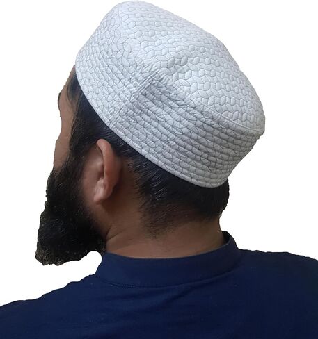قبعة كوفي للرجال، قبعة صلاة كوفي ناعمة للرجال، قبعة مسلمة للرجال، قبعة صلاة رمضان توبي، قبعة مسلمة للصلاة in Kuwait