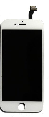 لهاتف iPhone 6 Plus 5.5 بوصة شاشة LCD محول رقمي تعمل باللمس، مجموعة إطار زجاجي أمامي كامل مع مجموعة أدوات إصلاح الموديل: A1522 A1524 A1593 باللون الأبيض in Kuwait