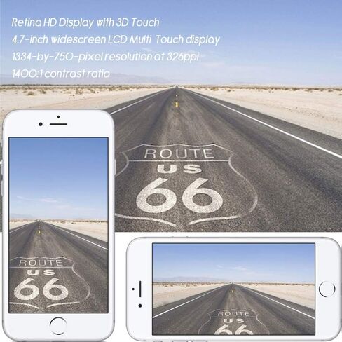 لهاتف iPhone 6 Plus 5.5 بوصة شاشة LCD محول رقمي تعمل باللمس، مجموعة إطار زجاجي أمامي كامل مع مجموعة أدوات إصلاح الموديل: A1522 A1524 A1593 باللون الأبيض in Kuwait