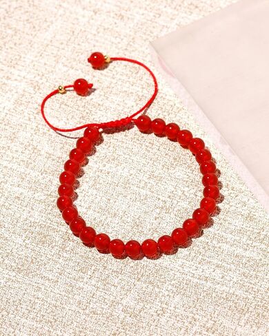 6mm Semi-Precious Stone Bracelets for Women Adjustable Handmade Positive Energy Crystals Beaded Bracelets Unisex in Saudi Arabia