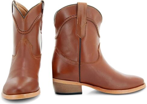 أحذية Soto Boots الجلدية النسائية الغربية للكاحل M1002 in Saudi Arabia