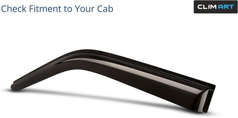 CLIM ART in-Channel Incredibly Durable Rain Guards for Toyota 4Runner 2010-2024, Original Window Deflectors, Vent Deflector, Vent Window Visors, Dark Smoke Truck Accessories, 4 pcs- 610080LP in Saudi Arabia