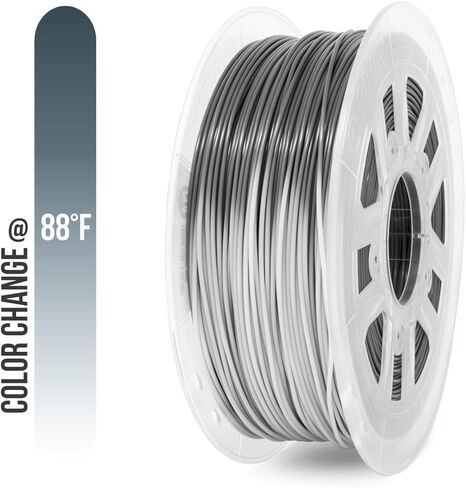 Gizmo Dorks 1.75mm ABS Filament, 1 kg for 3D Printers, Color Change Blue to White in Kuwait
