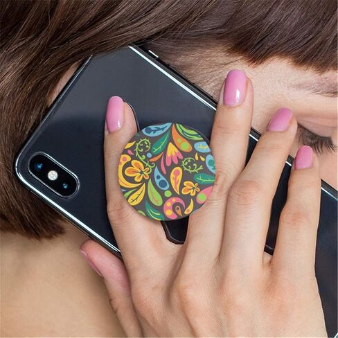 حامل للهواتف المحمولة والأجهزة اللوحية قابل للطي - (3 عبوات) رخام أبيض وأسود على شكل قلب in Kuwait