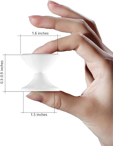 حامل للهواتف المحمولة والأجهزة اللوحية قابل للطي - (3 عبوات) رخام أبيض وأسود على شكل قلب in Kuwait