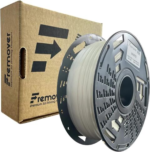 خيوط PLA، خيوط Pla 1.75 مم، خيوط طابعة PLA ثلاثية الأبعاد، 1 كجم بكرة Pla، دقة أبعاد الخيوط 0.03 مم، خيوط طباعة ثلاثية الأبعاد، خيوط ثلاثية الأبعاد (أبيض) in Saudi Arabia