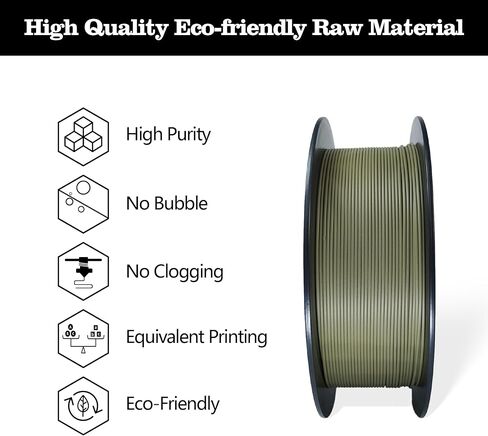 HELLO3D 3D Printer Filament, Black PLA Filament 1.75mm, Dimensional Accuracy +/-0.05mm, Fit Most FDM 3D Printing, Vacuum Packaging, 1 kg Spool (2.2 lbs), 330 Meters in Saudi Arabia