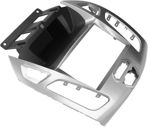 إطار قرص DVD صوتي 2DIN، استبدال ديكور محول لوحة القيادة لسيارة Transit Tourneo Connect 2013,2014,2015 (رمادي فضي) in Kuwait