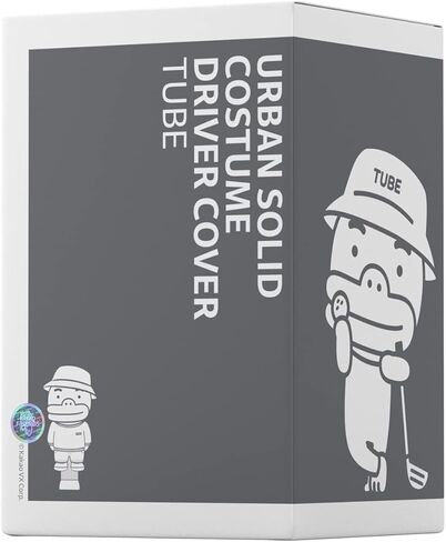 غطاء رأس سائق زي KAKAO FRIENDS GOLF Urban Solid، غطاء نادي الجولف، غطاء ناعم من الألياف الدقيقة، مع حامل تي شيرت الجولف in Kuwait