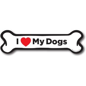 Magnet Me Up I Love My Dog Bone Magnet Magnet ، 2 × 7 بوصات ، مغناطيس السيارات الثقيل لسيارة شاحنة السيارة سيارات السيارات in Kuwait