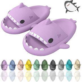 شرائح SHARLLEN Shark Sandals للنساء الرجال اللطيفين كرتون مكافحة الانزلاق المفتوح شرائح الصيف الصيف خفيفة الوزن القرش in Kuwait