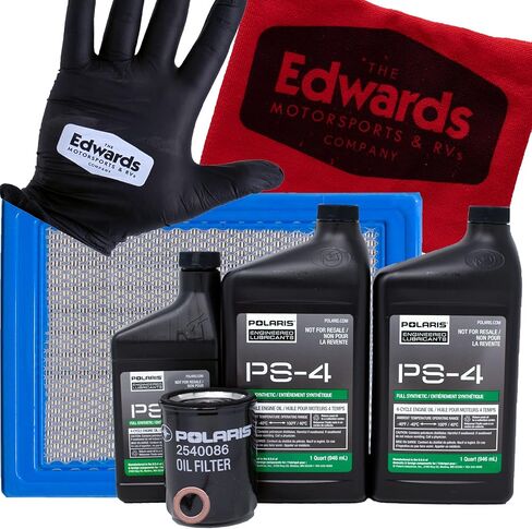 Edwards Oil Change Kit fits 2013-2017 Polaris Ranger 900 with Air Filter in Saudi Arabia