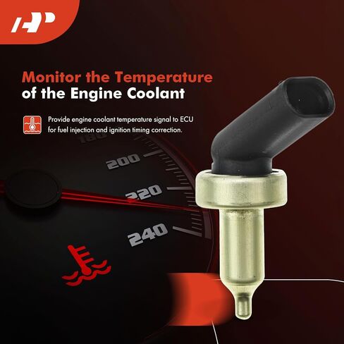 A-Premium Coolant Temperature Sensor Compatible with Mini Cooper 2013-2015 Cooper Countryman/Paceman 2013-2016 1.5L 1.6L 2.0L in Saudi Arabia