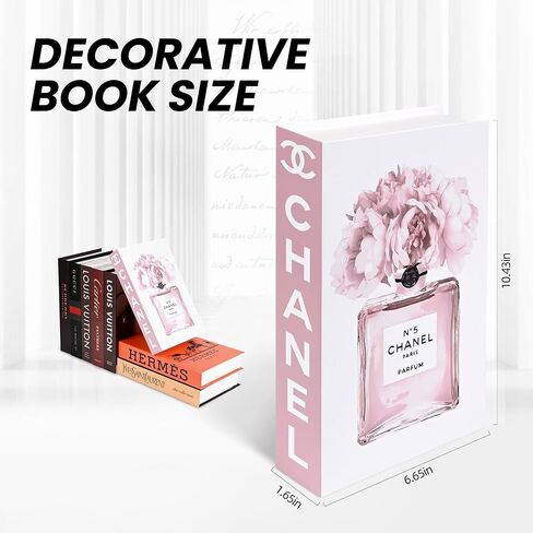 4 Pcs Fake Books for Decor – Decorative Faux Books for Coffee Table, Bookshelf & Bedroom Modern Fashion Book Stack for Home Aesthetic Display in Kuwait