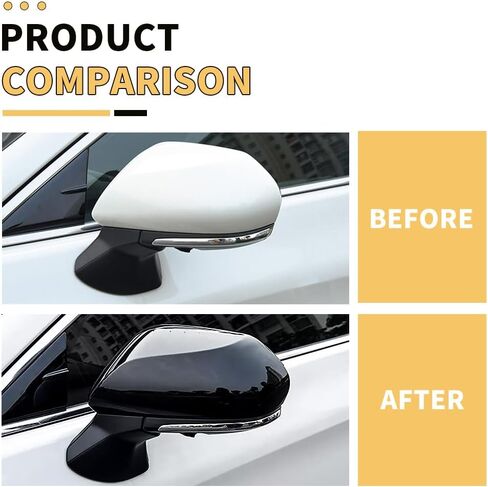 MAXDOM Side Mirror Caps Compatible with Toyota Camry (Gloss Black-Orginal Style, 2018-2025) in Saudi Arabia