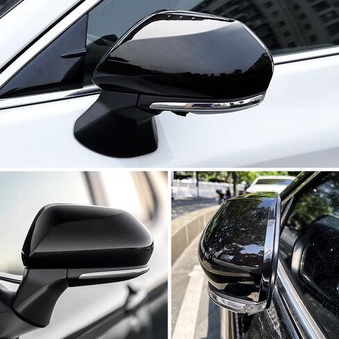 MAXDOM Side Mirror Caps Compatible with Toyota Camry (Gloss Black-Orginal Style, 2018-2025) in Saudi Arabia