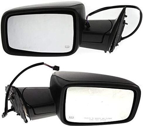Kool Vue Driver & Passenger Side Power Heated Mirrors for Ram 1500 2011-2013 Textured in Saudi Arabia