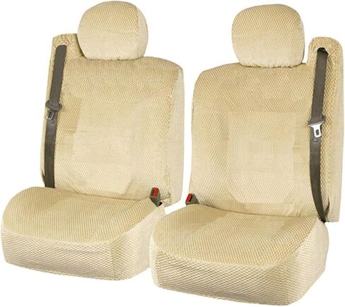 Semi Custom Scottsdale Seat Covers With Built-in Seat Belt Opening for 2001-2006 Chevy Silverado, Tahoe, Suburban, GMC Yukon and Sierra (Gray) in Saudi Arabia