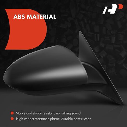 A-Premium Passenger Side Power Door Mirror - Compatible with Mazda 6 2009 2010 2011 2012 2013 - Non-Heated Non-Folding Black Outside Rear View Mirror - Replace# GS3L6912ZB in Saudi Arabia