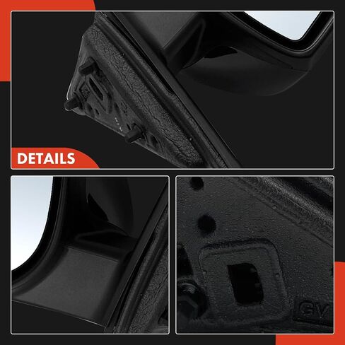 A-Premium Passenger Side Power Door Mirror - Compatible with Mazda 6 2009 2010 2011 2012 2013 - Non-Heated Non-Folding Black Outside Rear View Mirror - Replace# GS3L6912ZB in Saudi Arabia