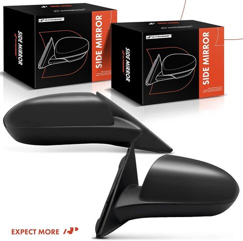 A-Premium Passenger Side Power Door Mirror - Compatible with Mazda 6 2009 2010 2011 2012 2013 - Non-Heated Non-Folding Black Outside Rear View Mirror - Replace# GS3L6912ZB in Saudi Arabia