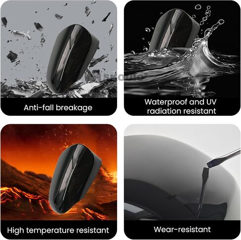 Replacement Mirror Cover Cap for Toyota Camry 2012-2017,for Toyota Yaris 2013-2018,for Toyota Corolla 2014-2018 2PCS Side Door View Mirror Covers Caps Clip-on Carbon Fiber in Saudi Arabia