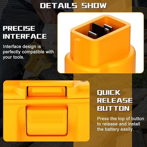 DC9098 DC9099 ترقية 3.6AH استبدال DEWALT 18V بطارية XRP DE9098 DE9503 DW9095 DW9096 DW9098 DW9099 in Kuwait
