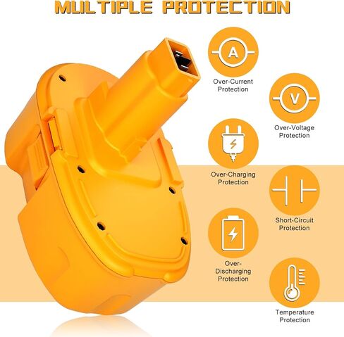 DC9098 DC9099 ترقية 3.6AH استبدال DEWALT 18V بطارية XRP DE9098 DE9503 DW9095 DW9096 DW9098 DW9099 in Kuwait