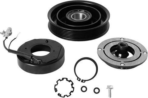 مجموعة القابض AC ضاغط ، Fit for Accord 2.4L 2008 2009 2010 2011 2012 ، مجموعة إصلاح مجموعة القابض استبدال 38810R40A01 ، 1653 ، 11224C in Kuwait