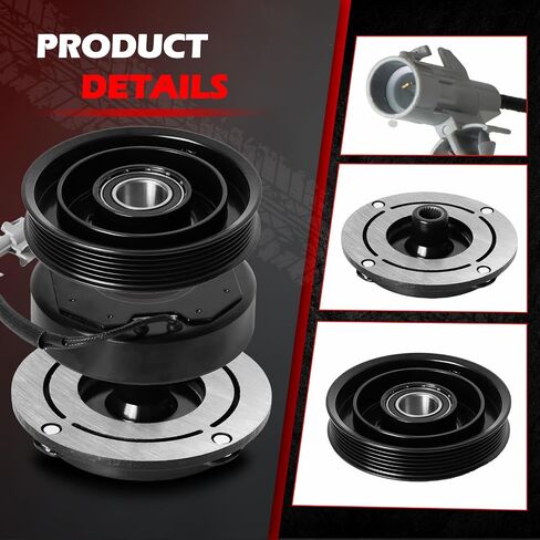 مجموعة القابض AC ضاغط ، Fit for Accord 2.4L 2008 2009 2010 2011 2012 ، مجموعة إصلاح مجموعة القابض استبدال 38810R40A01 ، 1653 ، 11224C in Kuwait