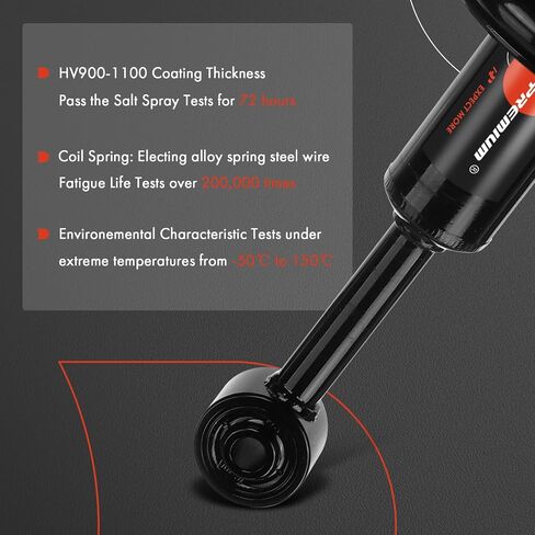 A-Premium Front Complete Strut & Coil Spring Assembly متوافقة مع Toyota Tacoma 2005-2015 ، Pre Runner ، 2-PC Set in Saudi Arabia