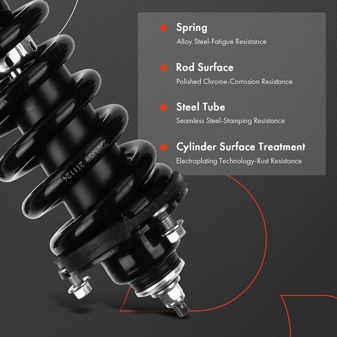 A-Premium Front Complete Strut & Coil Spring Assembly متوافقة مع Toyota Tacoma 2005-2015 ، Pre Runner ، 2-PC Set in Saudi Arabia