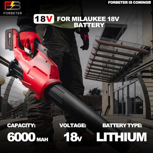 5.0AH 18V Lithium Batteriey بديل لبطارية Milwaukee M18 ، متوافقة تمامًا مع أدوات بطارية M18 ميلووكي وشاحن 1 حزمة in Kuwait