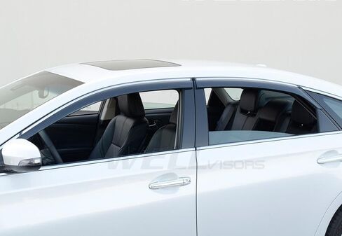 WellVisors Window Visors Wind Deflectors Compatible with Toyota 2013-2018 Avalon with Chrome Trim Rain Guards 3-847TY050 in Saudi Arabia
