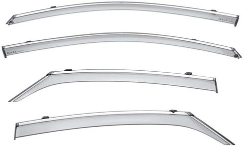 WellVisors Window Visors Wind Deflectors Compatible with Toyota 2013-2018 Avalon with Chrome Trim Rain Guards 3-847TY050 in Saudi Arabia