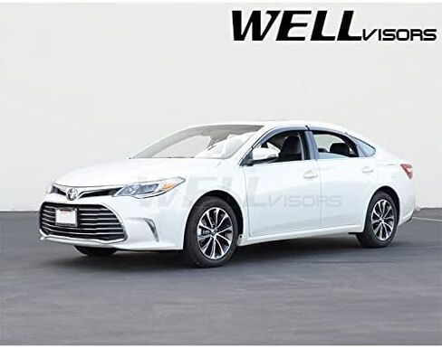 WellVisors Window Visors Wind Deflectors Compatible with Toyota 2013-2018 Avalon with Chrome Trim Rain Guards 3-847TY050 in Saudi Arabia