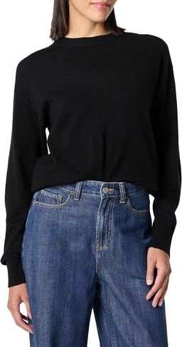 The Drop Women's Lulu Essential Crew Neck Sweater in Saudi Arabia