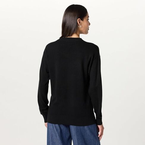 The Drop Women's Lulu Essential Crew Neck Sweater in Saudi Arabia