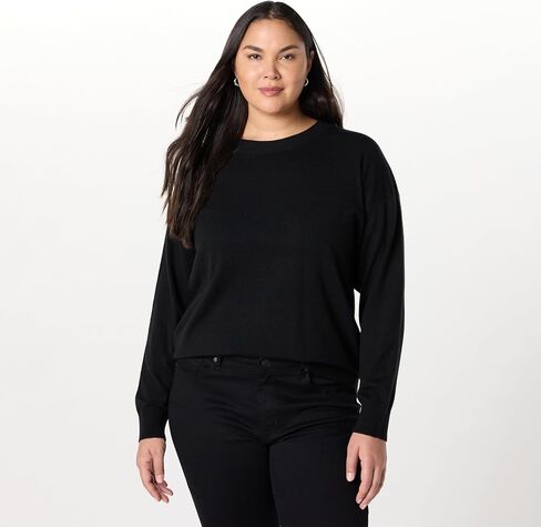 The Drop Women's Lulu Essential Crew Neck Sweater in Saudi Arabia