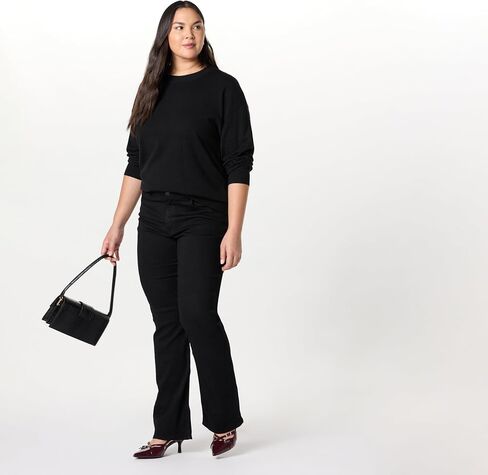 The Drop Women's Lulu Essential Crew Neck Sweater in Saudi Arabia